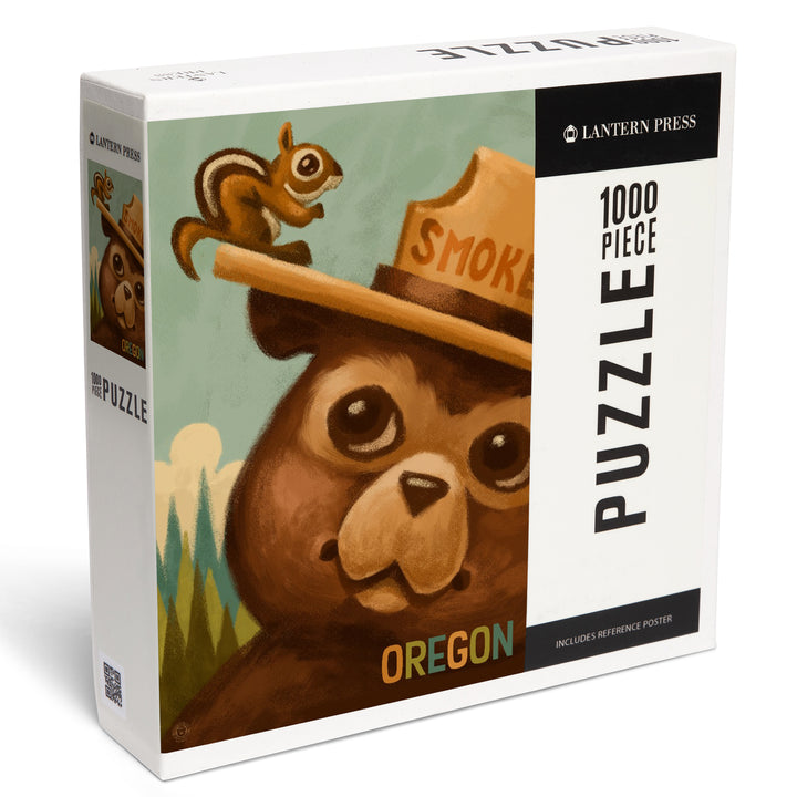 Oregon, Smokey Bear and Squirrel, Jigsaw Puzzle