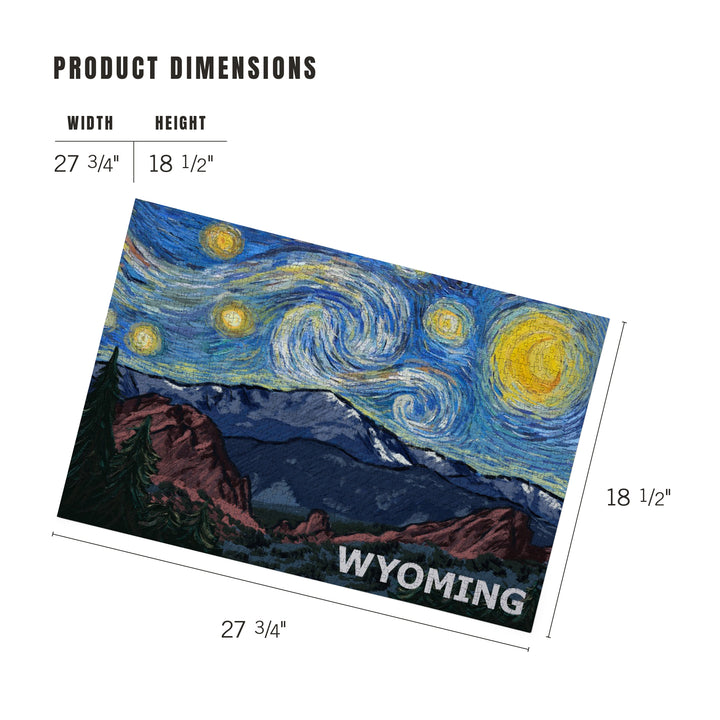 Wyoming, Starry Night, Van Gogh, Jigsaw Puzzle