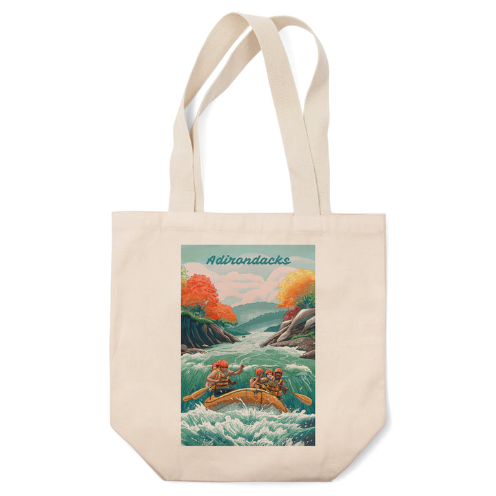 Adirondacks, Seek Adventure, River Rafting, Tote Bag