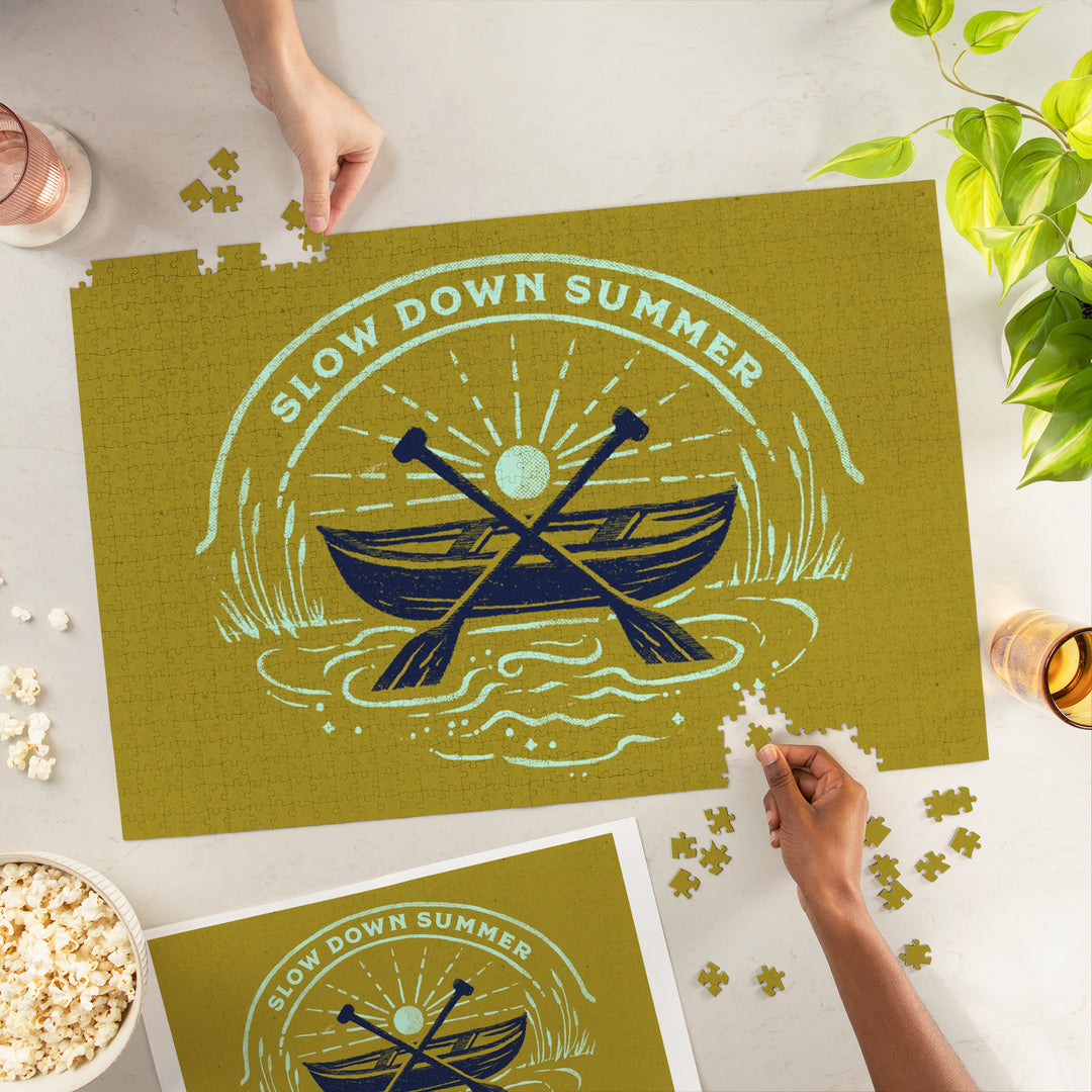 Lake Life Series, Slow Down Summer, 1000 Piece Jigsaw Puzzle