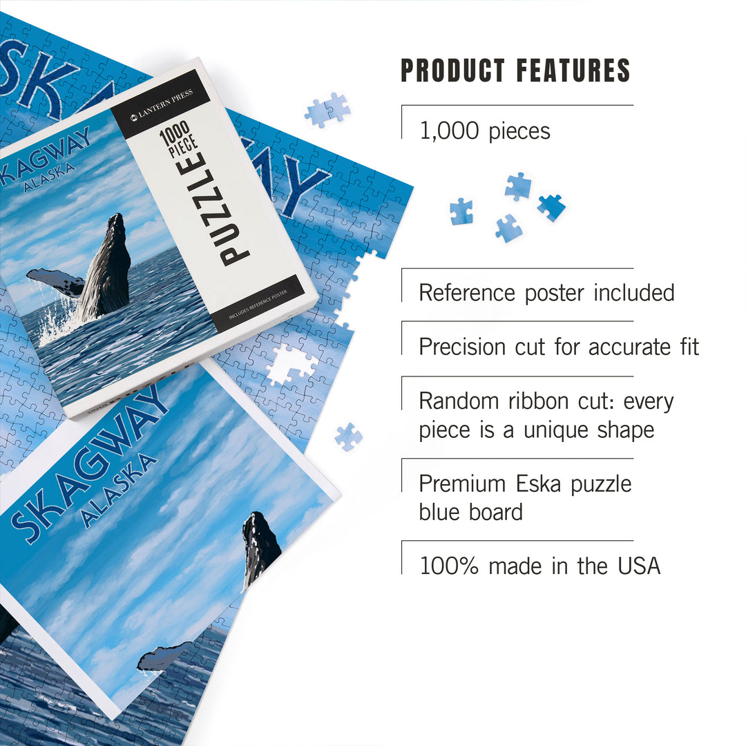 Skagway, Alaska, Humpback Whale, Jigsaw Puzzle