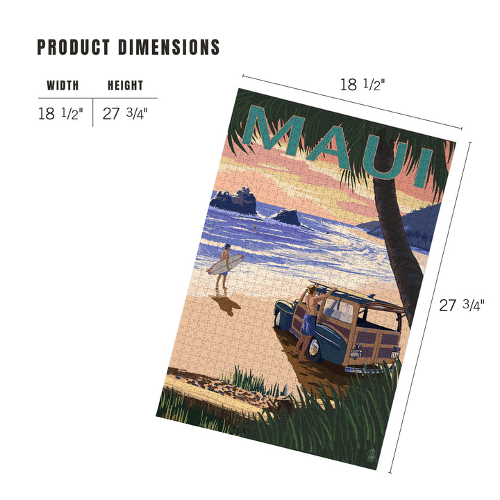 Maui, Hawaii, Woody and Beach, Jigsaw Puzzle