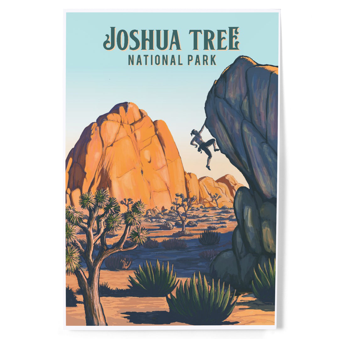 Joshua Tree National Park, California, Painterly National Park Series, Art & Giclee Prints