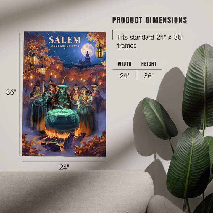 Salem, Massachusetts, Oil Painting, Witch's, Art & Giclee Prints