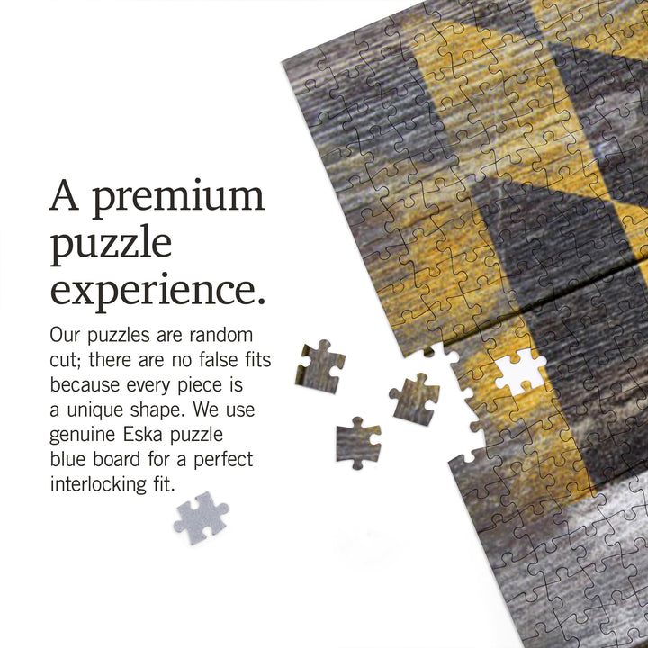 Rustic Maryland State Flag, 1000 Piece Jigsaw Puzzle