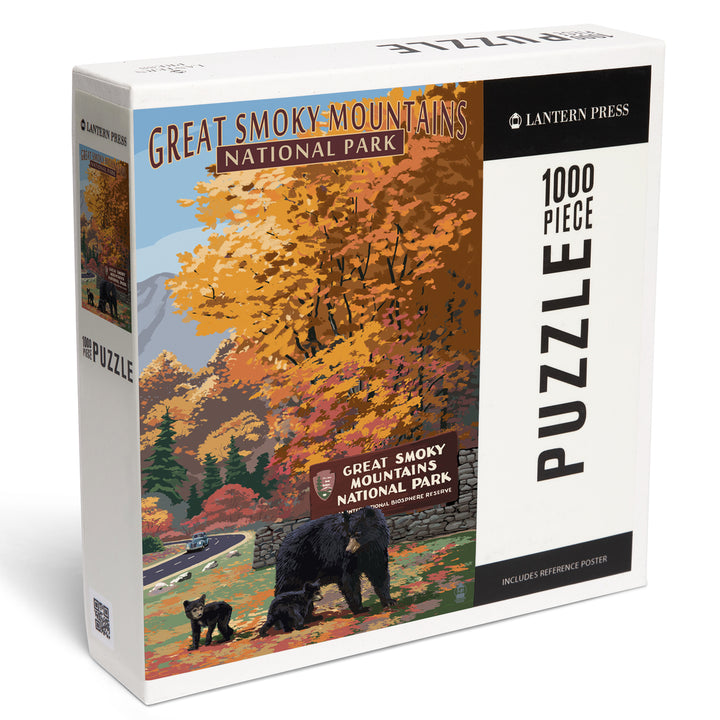 Great Smoky Mountains National Park, Park Entrance and Bear Family Press, Jigsaw Puzzle
