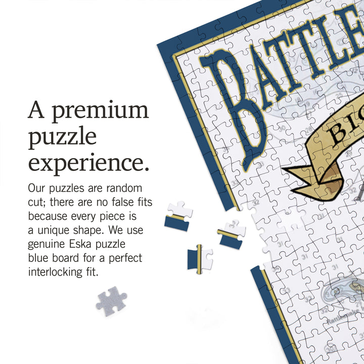 Put-In-Bay, Ohio, Battle of Lake Erie Nautical Chart, 1000 Piece Jigsaw Puzzle