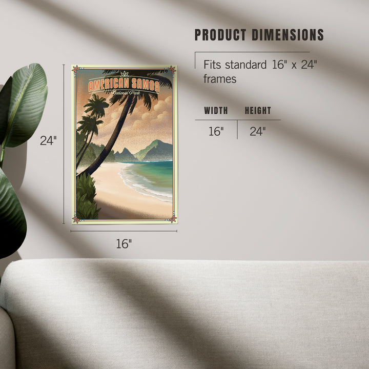 National Park of American Samoa, American Samoa, Lithograph, Art & Giclee Prints