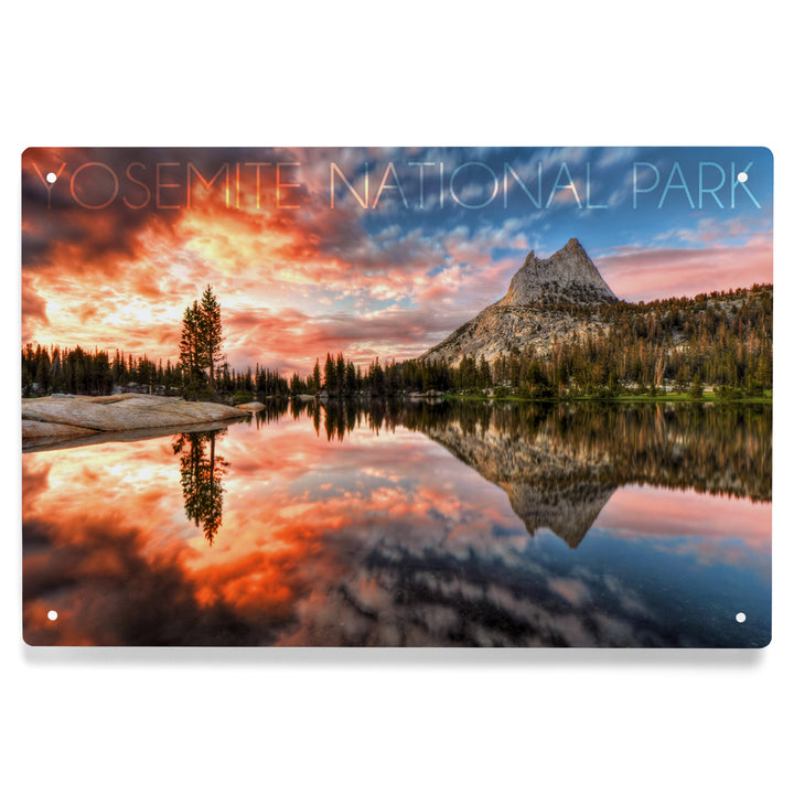 Yosemite National Park, California, Cathedral Lake, Metal Signs