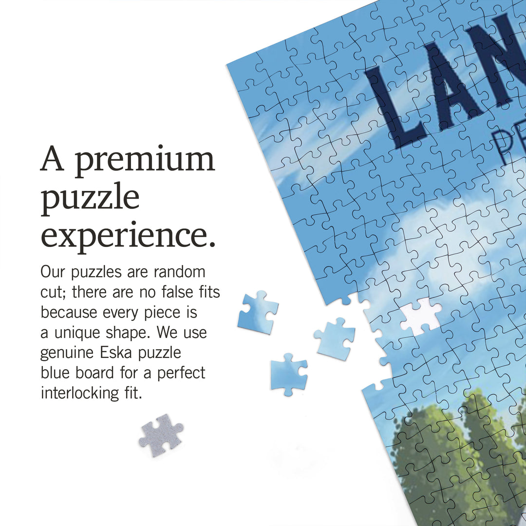 Lancaster, Pennsylvania, Farm Scene, Jigsaw Puzzle