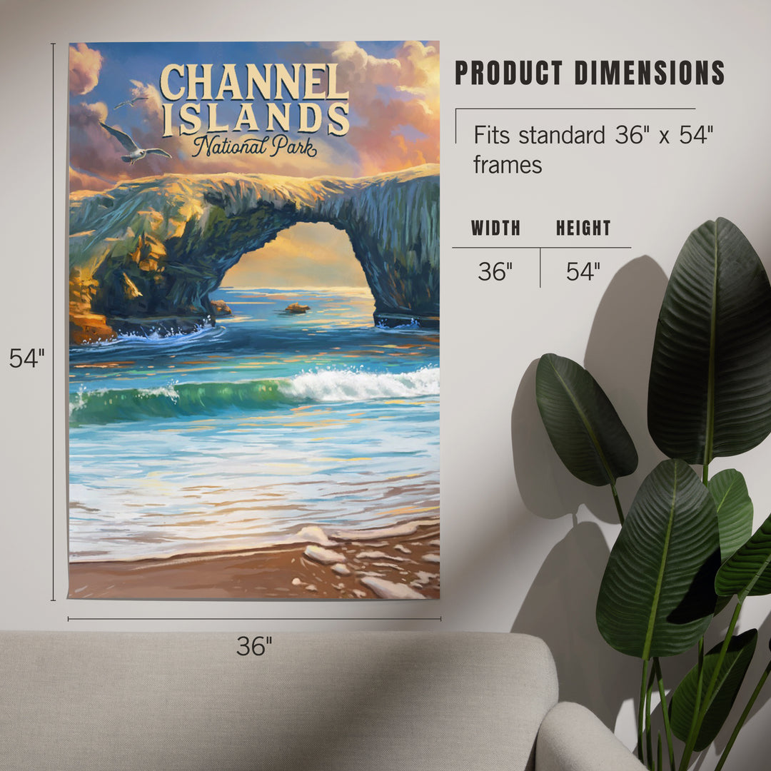 Channel Islands National Park, California, Oil Painting, Art & Giclee Prints
