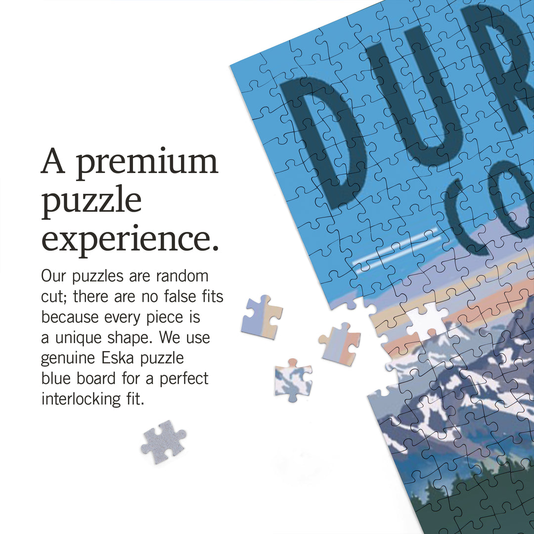 Durango, Colorado, Painterly, Moose, Summer Scene, 1000 Piece Jigsaw Puzzle