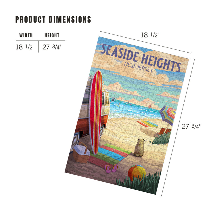 Seaside Heights, New Jersey, Beach Activities, Jigsaw Puzzle