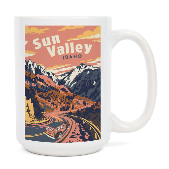Sun Valley, Idaho, Explorer Series, Ceramic Mug