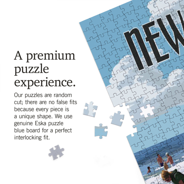New Jersey, Painterly, Lifeguard Stand, Jigsaw Puzzle