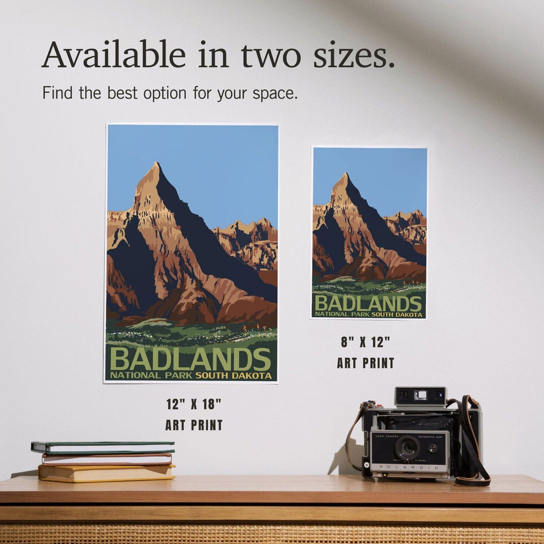 Badlands National Park, South Dakota, Art & Giclee Prints Art Lantern Press 