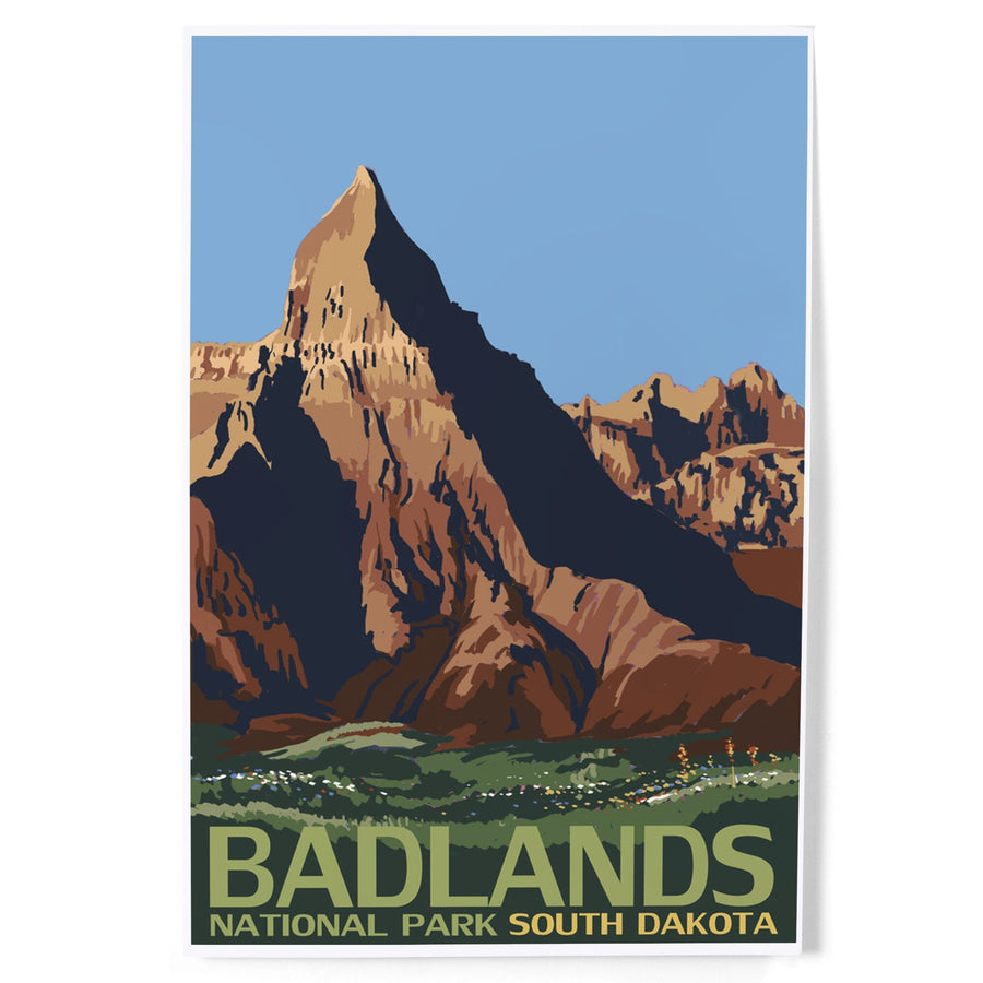 Badlands National Park, South Dakota, Art & Giclee Prints Art Lantern Press 