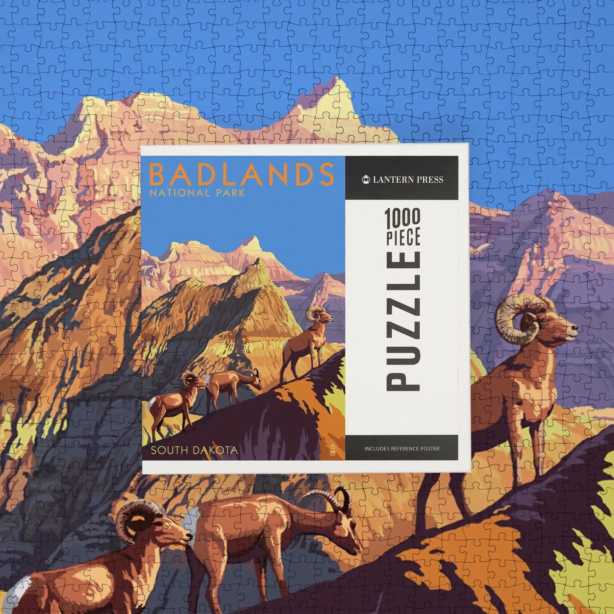 Badlands National Park, South Dakota, Bighorn Sheep, 1000 piece