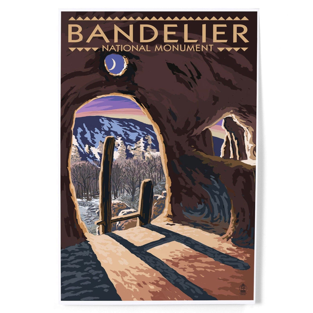 Bandelier National Monument, New Mexico, Twilight View, Art & Giclee Prints Art Lantern Press 