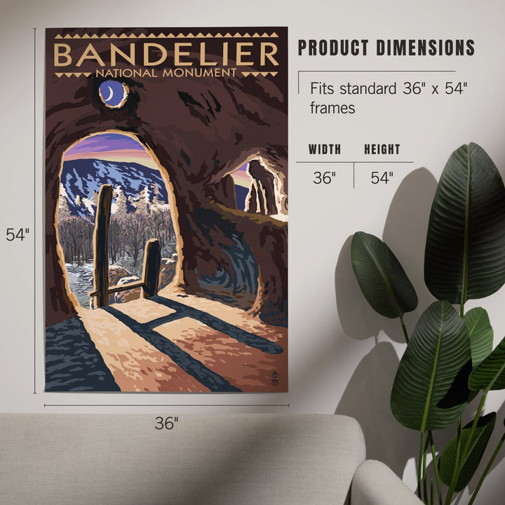 Bandelier National Monument, New Mexico, Twilight View, Art & Giclee Prints Art Lantern Press 