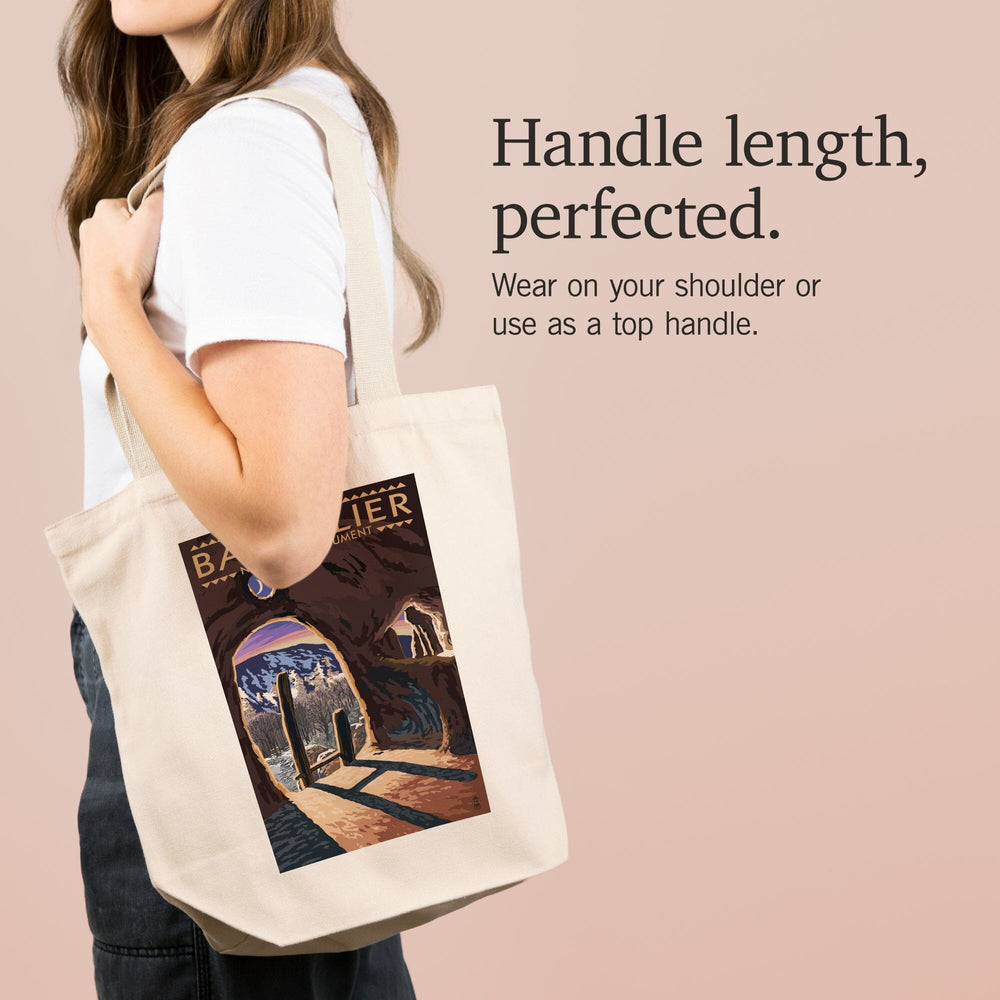 Bandelier National Monument, New Mexico, Twilight View, Tote Bag Totes Lantern Press 
