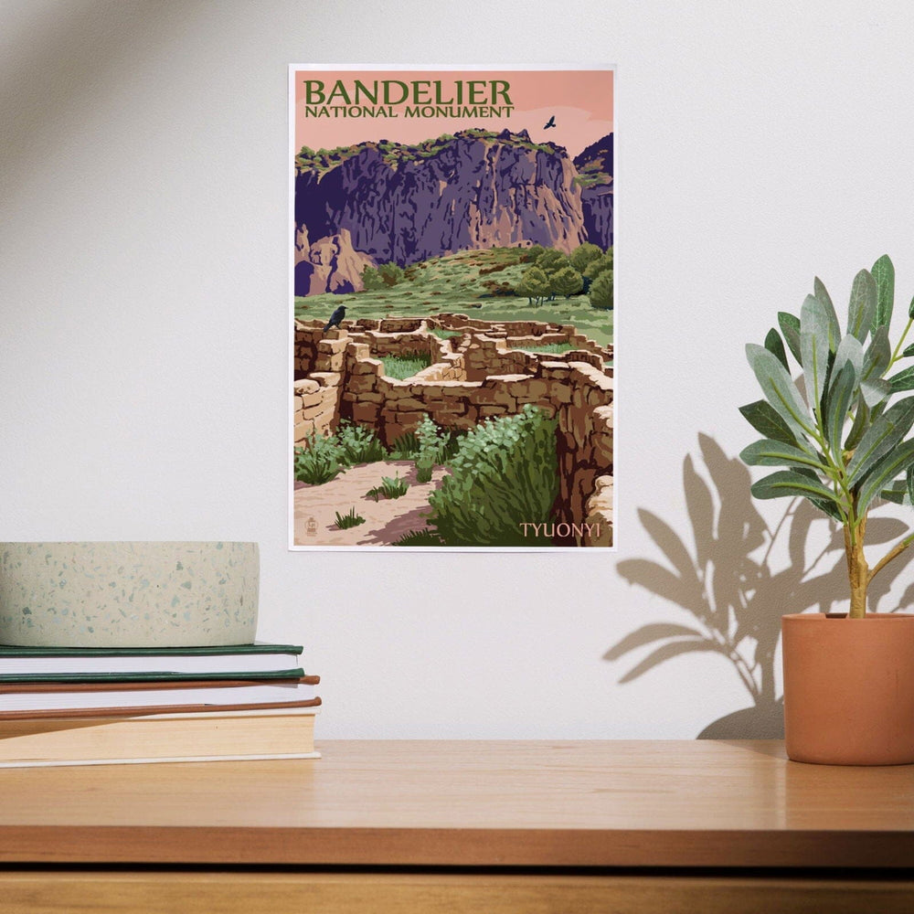 Bandelier National Monument, New Mexico, Tyuonyi, Art & Giclee Prints Art Lantern Press 