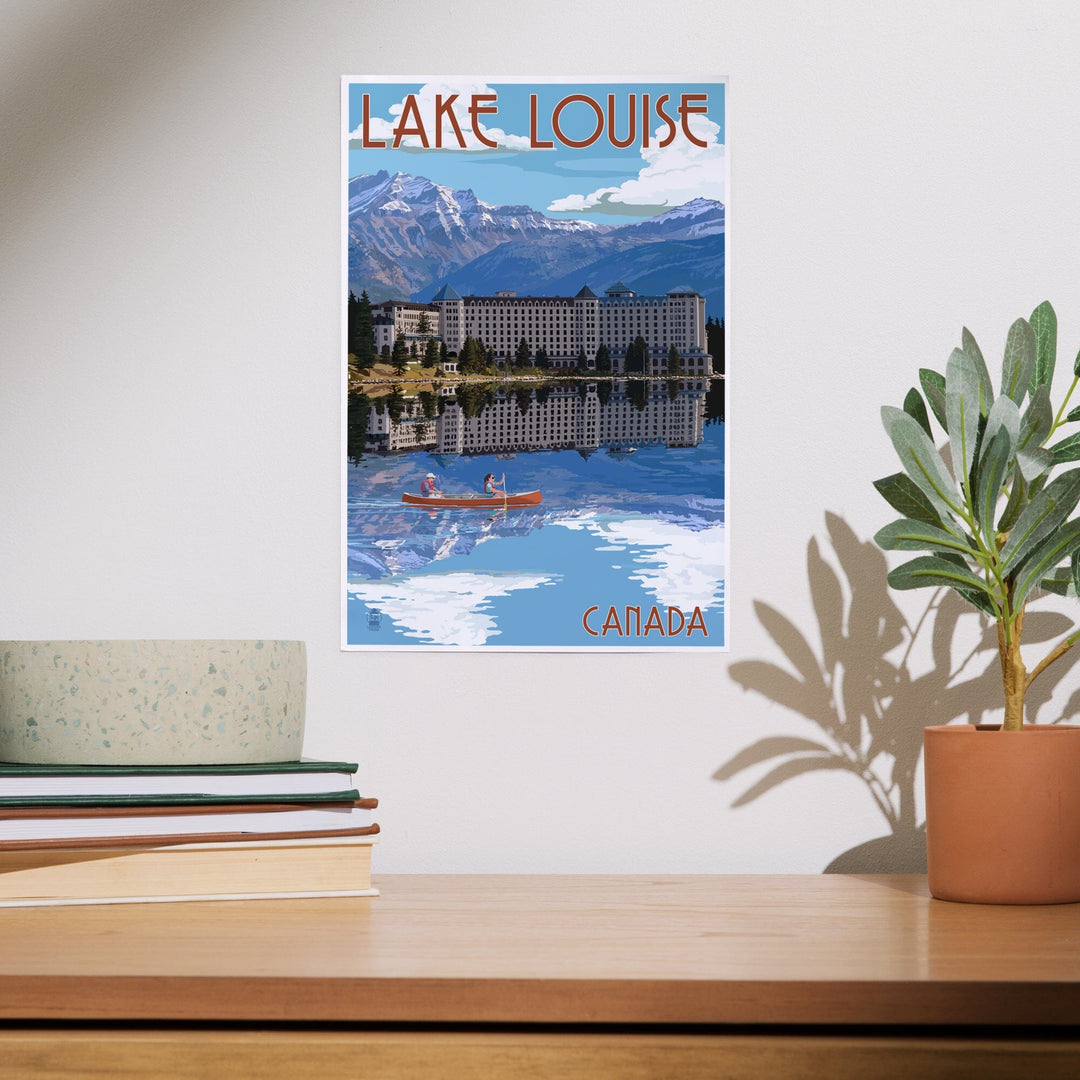 Banff, Canada, Lake Louise, Art & Giclee Prints Art Lantern Press 