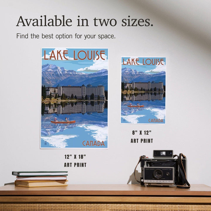 Banff, Canada, Lake Louise, Art & Giclee Prints Art Lantern Press 