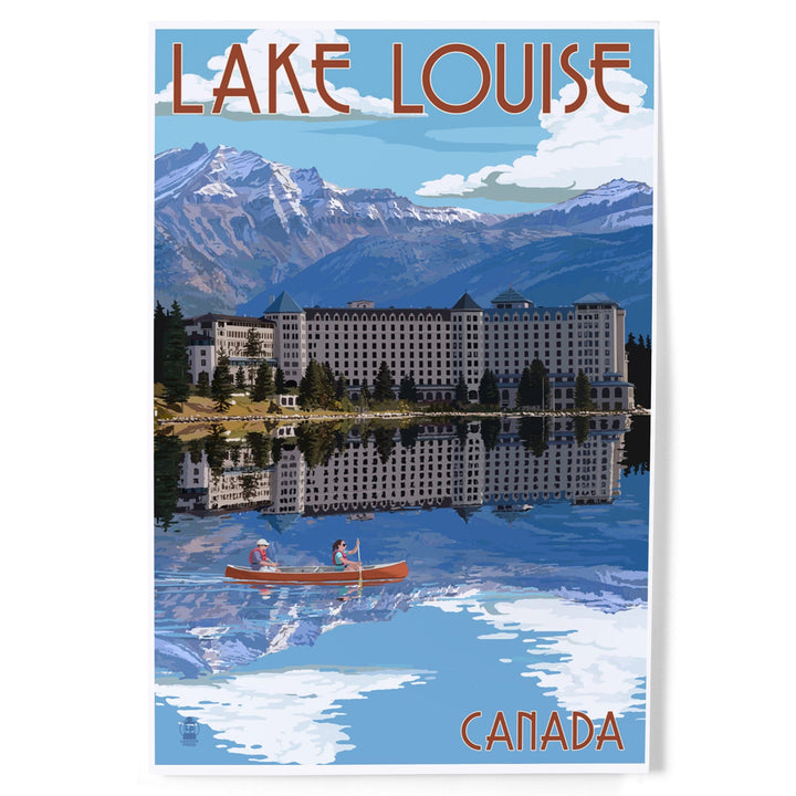 Banff, Canada, Lake Louise, Art & Giclee Prints Art Lantern Press 