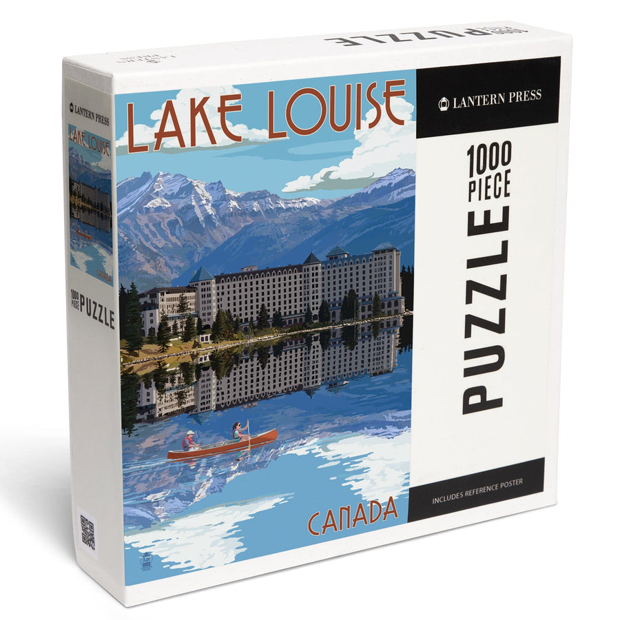 Banff, Canada, Lake Louise, Jigsaw Puzzle Puzzle Lantern Press 