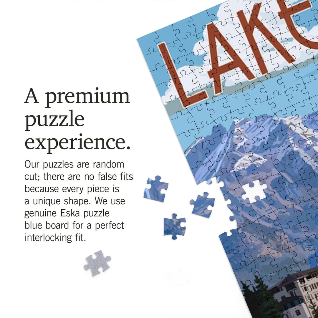 Banff, Canada, Lake Louise, Jigsaw Puzzle Puzzle Lantern Press 