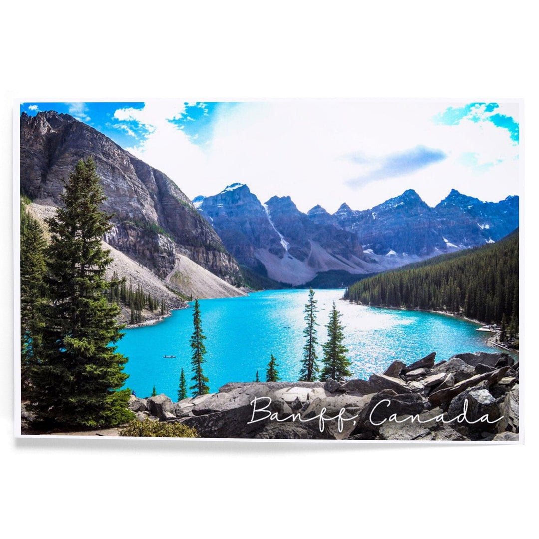 Banff, Canada, Moraine Lake, Elevated View, Photography, Art & Giclee Prints Art Lantern Press 