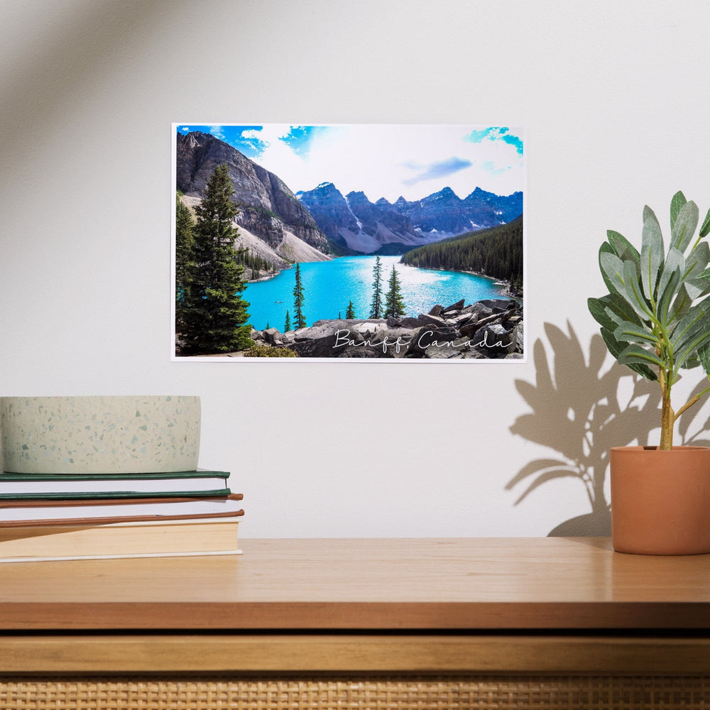 Banff, Canada, Moraine Lake, Elevated View, Photography, Art & Giclee Prints Art Lantern Press 