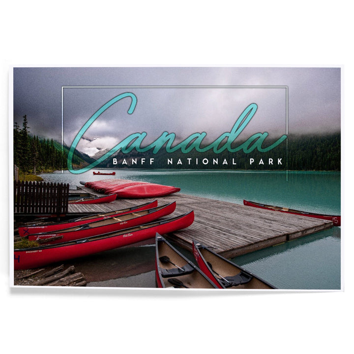 Banff National Park, Canada, Lake Louise and Boats, Photography, Art & Giclee Prints Art Lantern Press 
