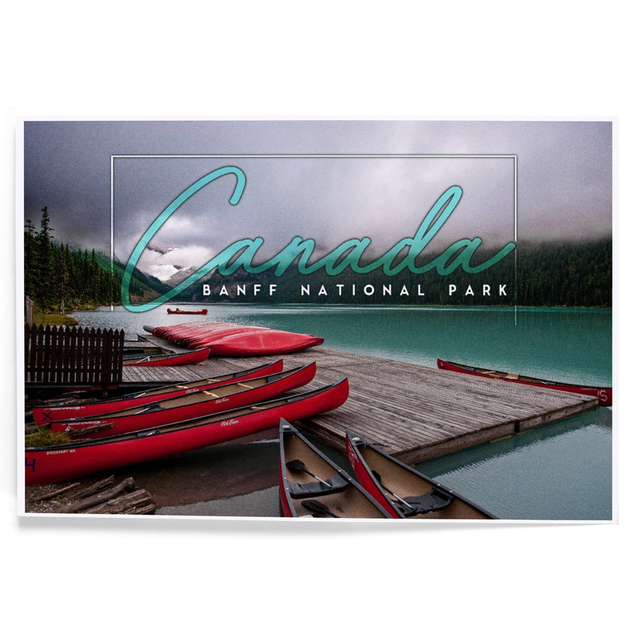 Banff National Park, Canada, Lake Louise and Boats, Photography, Art & Giclee Prints Art Lantern Press 