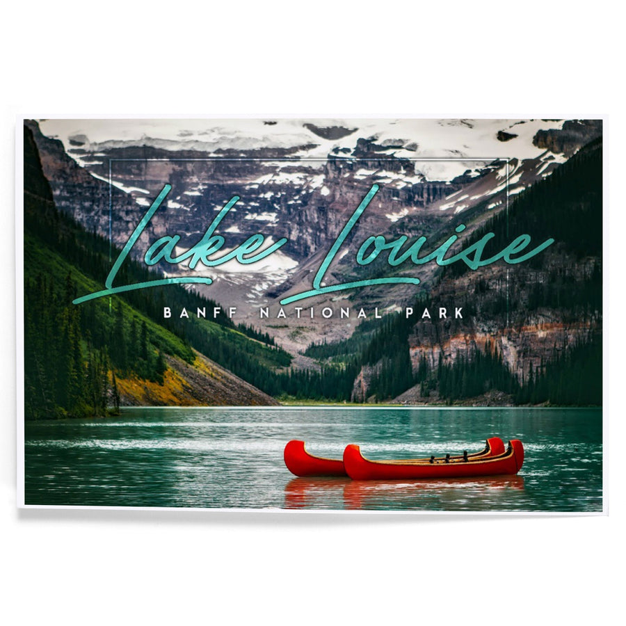 Banff National Park, Canada, Lake Louise, Big Type, Photography, Art & Giclee Prints Art Lantern Press 