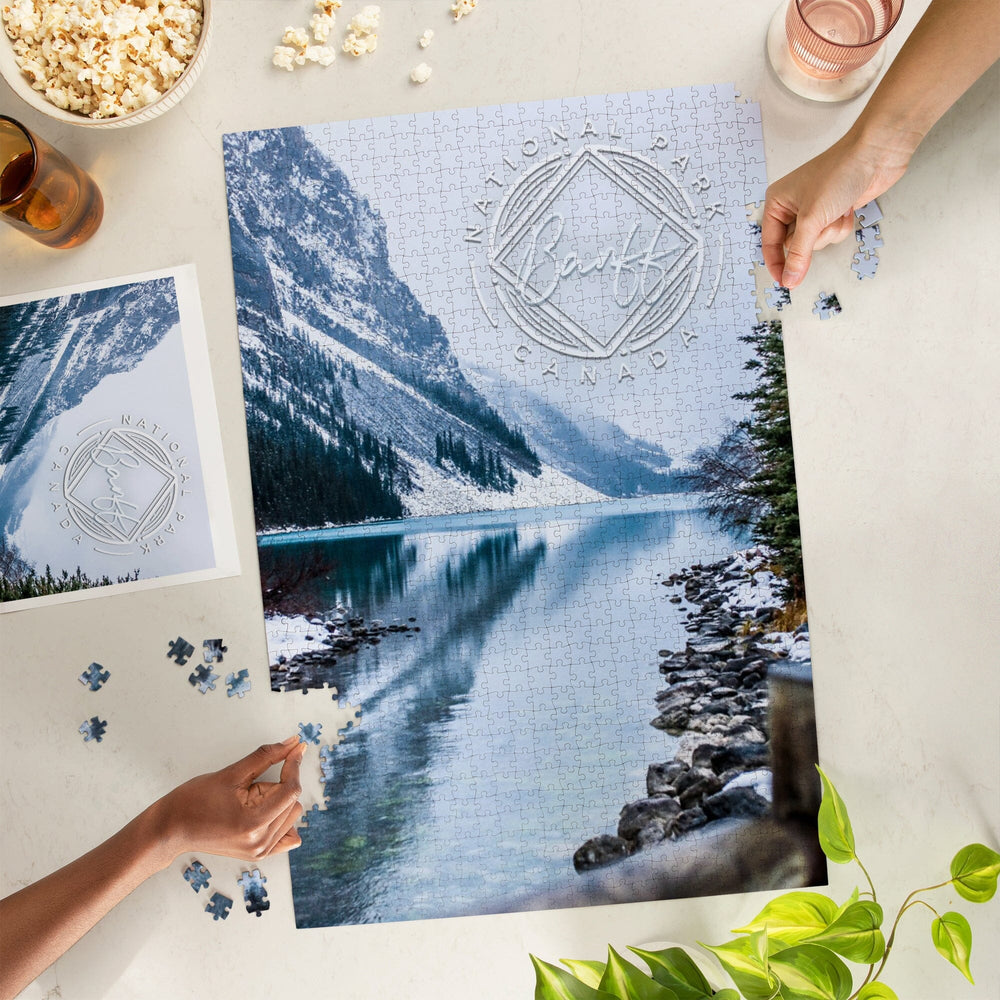 Banff National Park, Canada, Lake Louise, Photography, Jigsaw Puzzle Puzzle Lantern Press 