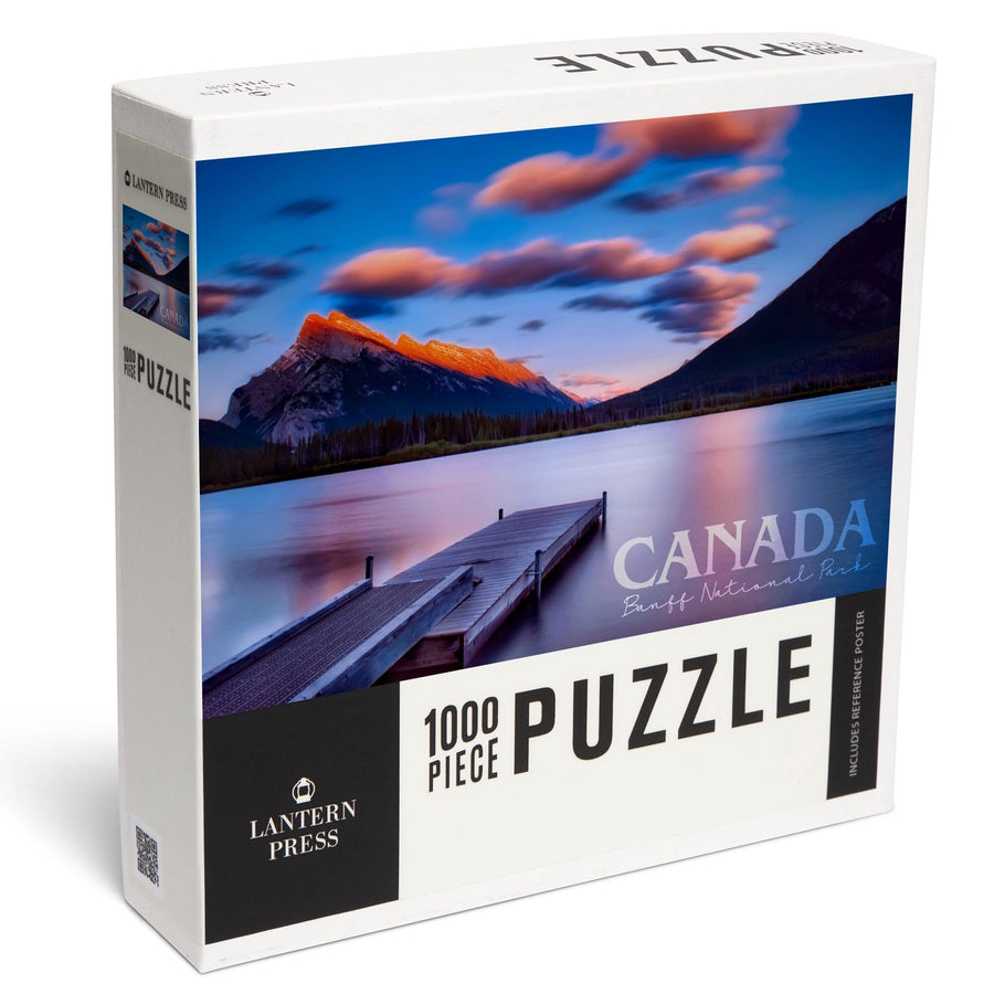 Banff National Park, Canada, Lake Vermillion, Photography, Jigsaw Puzzle Puzzle Lantern Press 