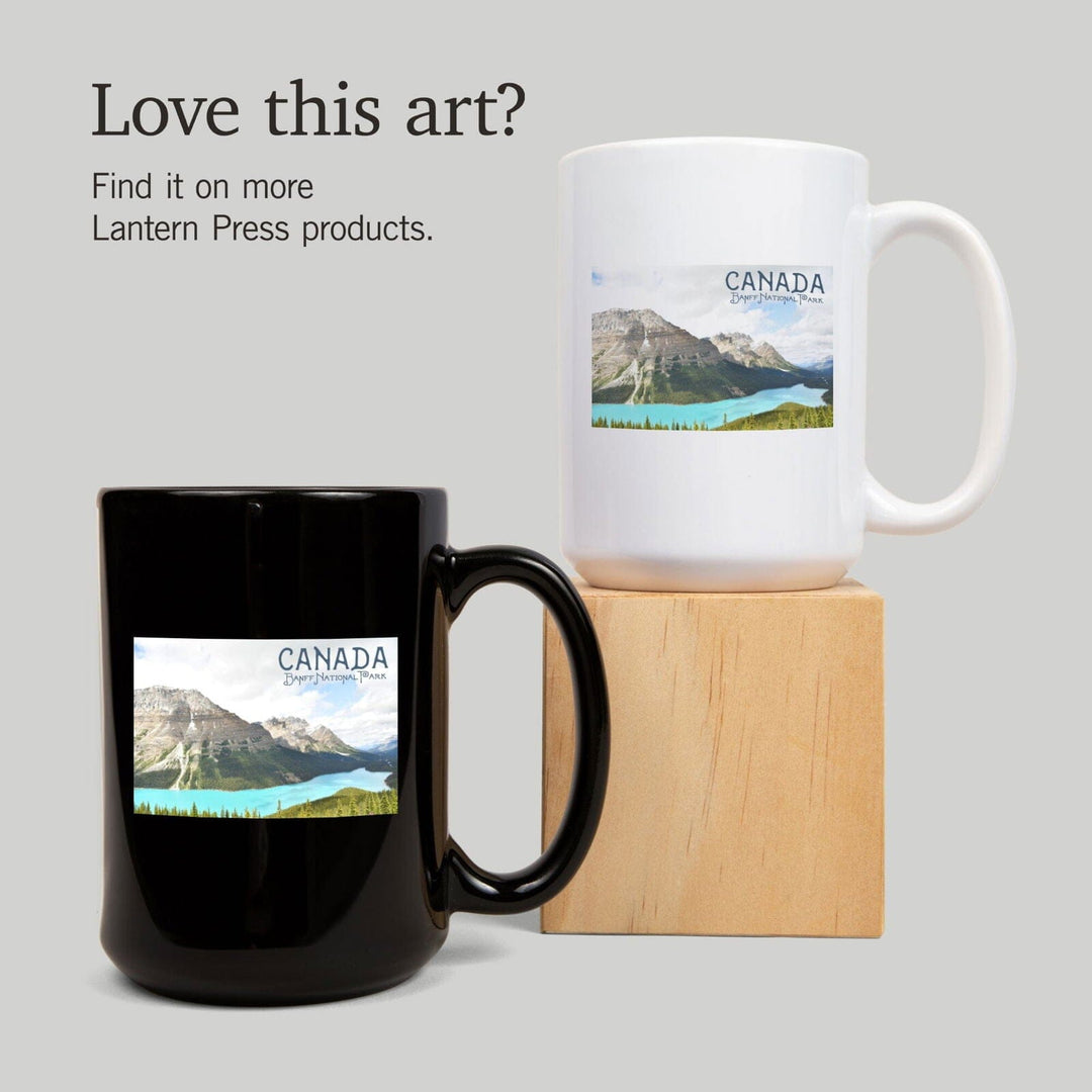 Banff National Park, Canada, Peyto Lake, Photography, Ceramic Mug Mugs Lantern Press 