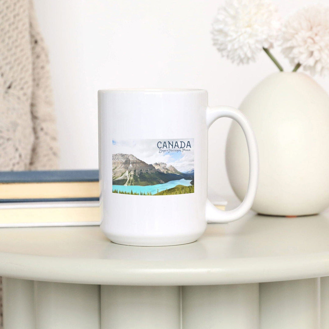 Banff National Park, Canada, Peyto Lake, Photography, Ceramic Mug Mugs Lantern Press 