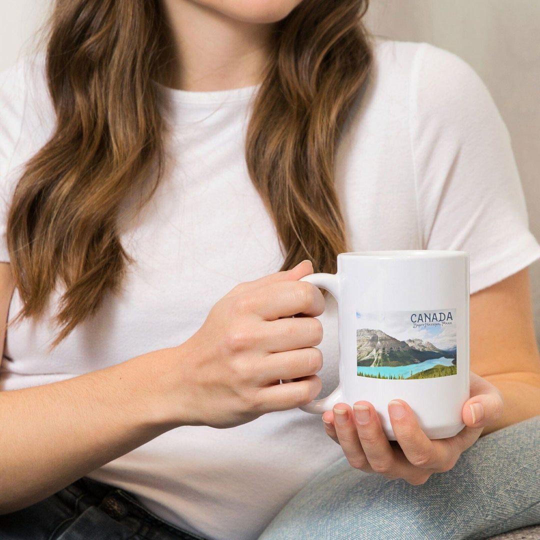 Banff National Park, Canada, Peyto Lake, Photography, Ceramic Mug Mugs Lantern Press 