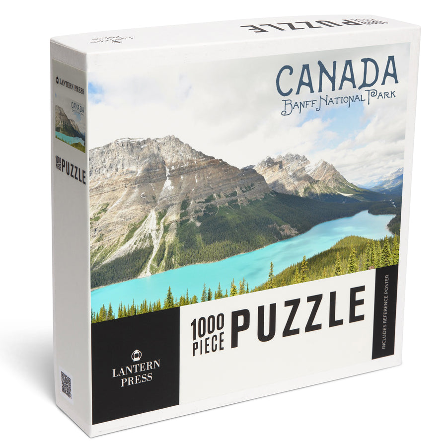 Banff National Park, Canada, Peyto Lake, Photography, Jigsaw Puzzle Puzzle Lantern Press 