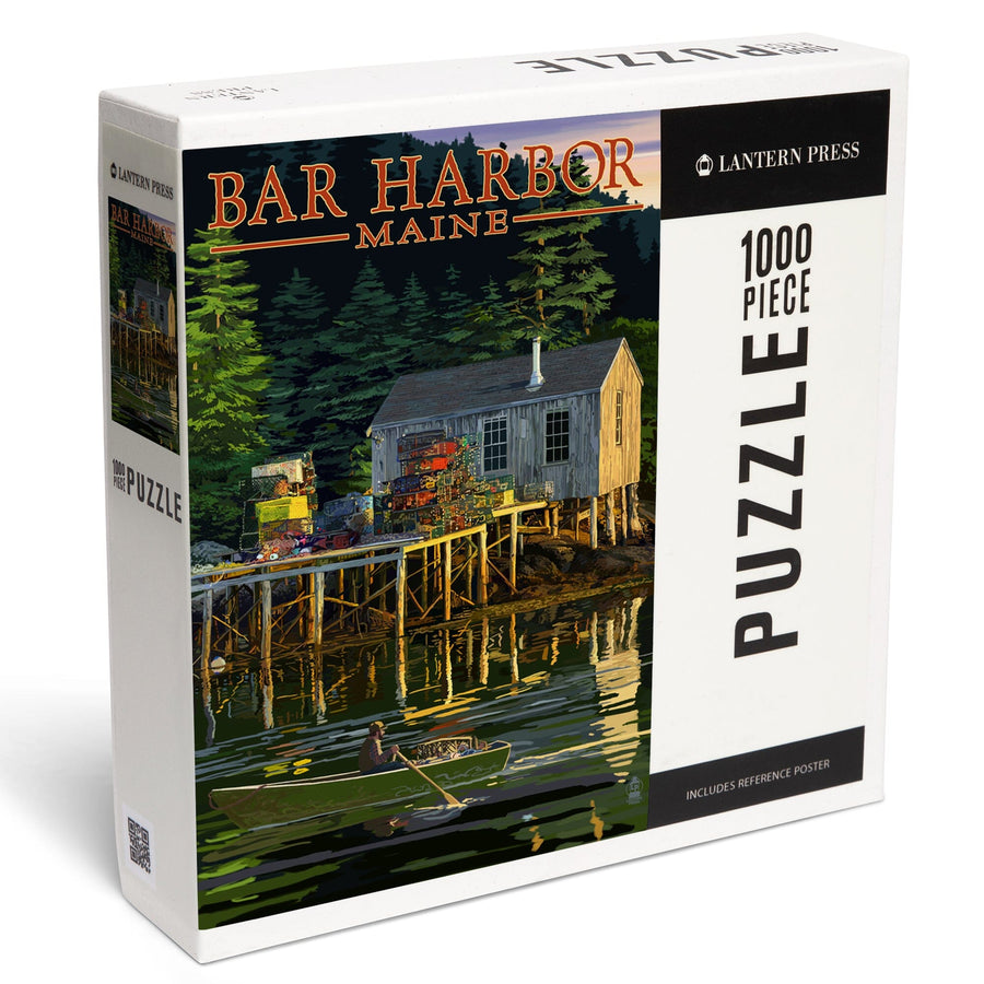 Bar Harbor, Maine, Lobster Shack, Jigsaw Puzzle Puzzle Lantern Press 
