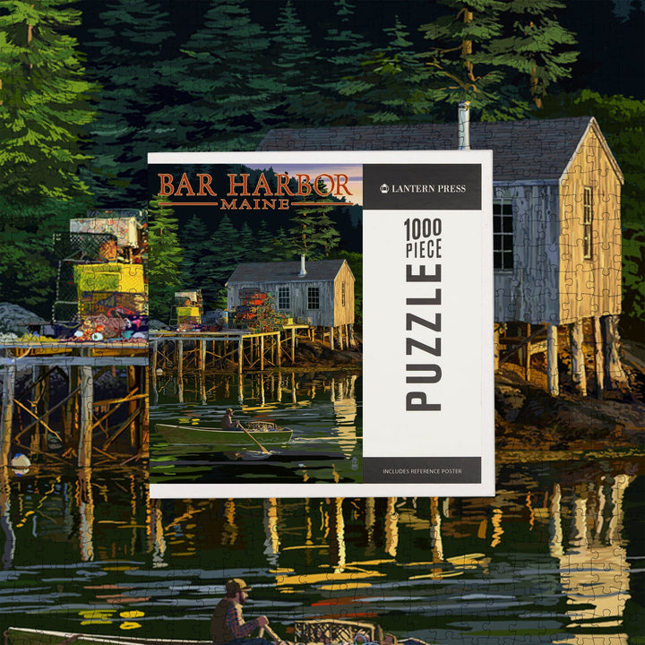 Bar Harbor, Maine, Lobster Shack, Jigsaw Puzzle Puzzle Lantern Press 