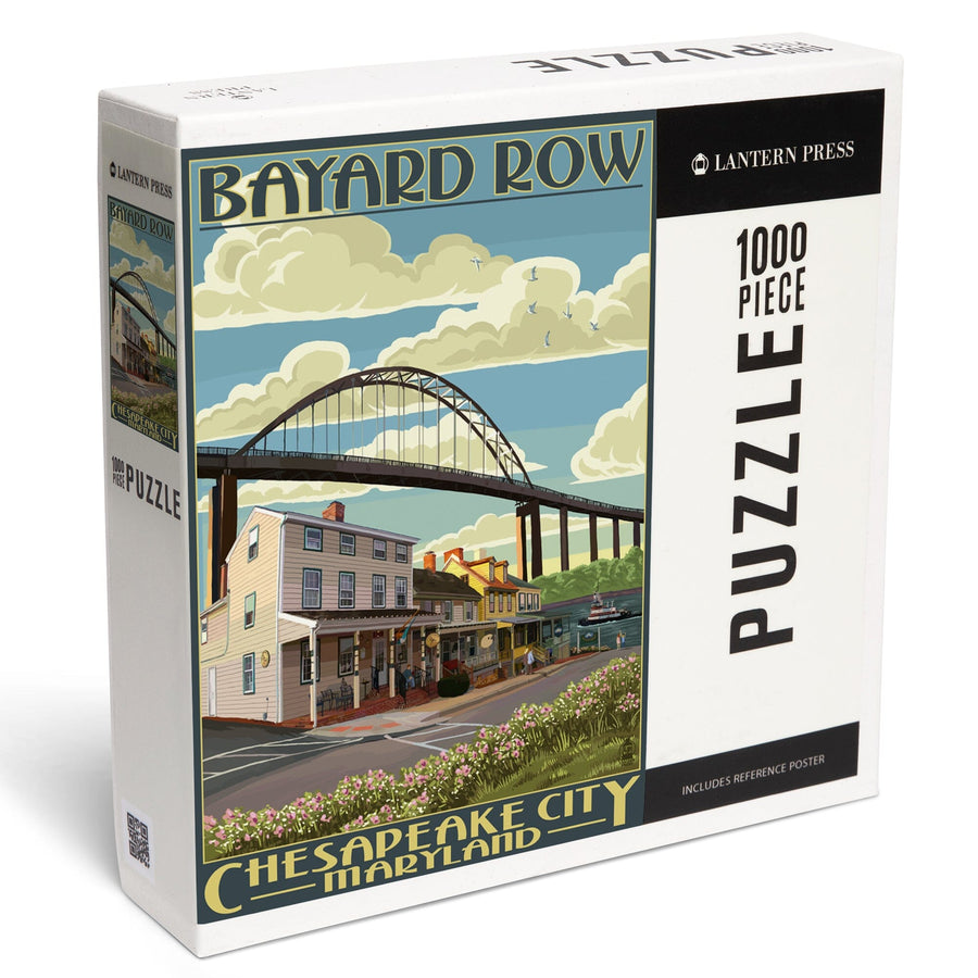 Bayard Row, Chesapeake City, Maryland, Jigsaw Puzzle Puzzle Lantern Press 