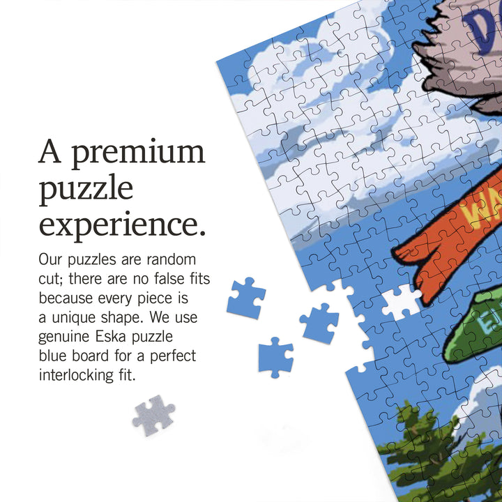 Door County, Wisconsin, Destination Signpost, New, 1000 Piece Jigsaw Puzzle