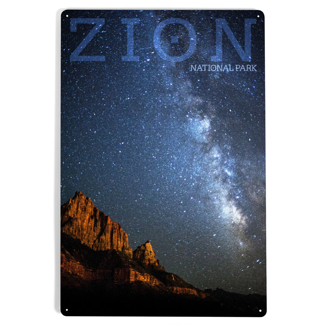 Zion National Park, Utah, Milkyway, Metal Signs