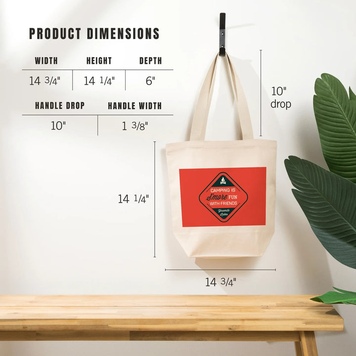 Yosemite National Park, California, Yosemite Lakes, Simply Said,, Tote Bag