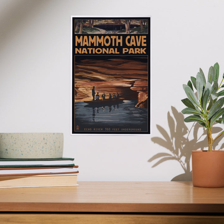 Mammoth Cave National Park, Kentucky, Echo River, Art & Giclee Prints