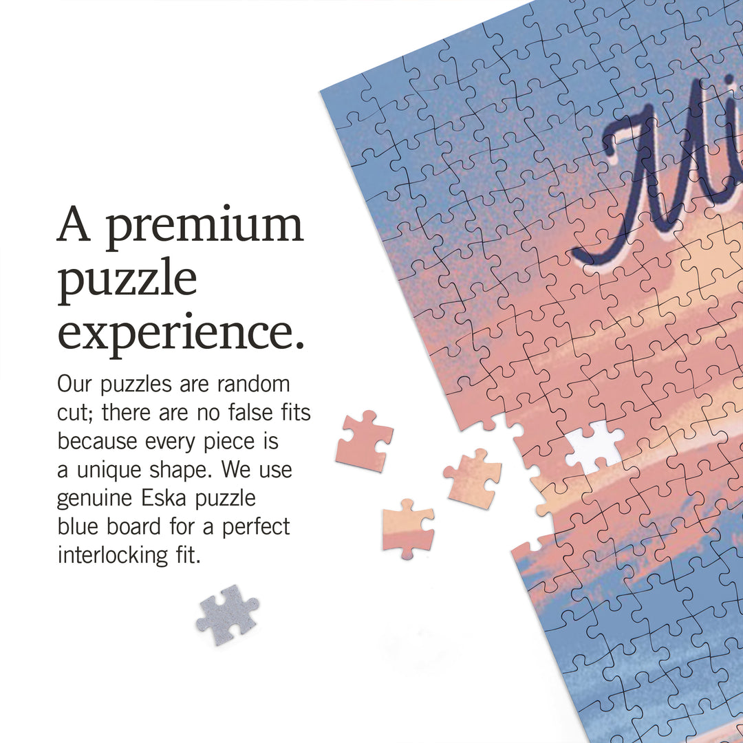 Minnesota, Glassy Sunrise, Kayak, 1000 Piece Jigsaw Puzzle